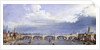 New London Bridge, London by Augustus Charles Pugin