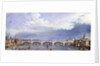 New London Bridge, London by Augustus Charles Pugin