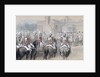 Mounted Escort at St James's Palace, London by Sir John Gilbert