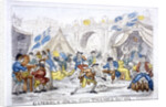 Gambols on the River Thames, Feby, 1814' by George Cruikshank