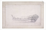 Design for a city of London barge by Anonymous