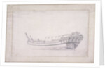 Design for a city of London barge by Anonymous