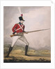 Military figure in the uniform of an unidentified volunteer regiment by Anonymous