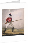 Military figure in the uniform of an unidentified volunteer regiment by Anonymous