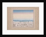 Aerial view of London with decorative border by Kronheim & Co