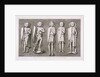 Five effiigies of knights from Temple Church, London by James Basire I