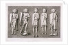 Five effiigies of knights from Temple Church, London by James Basire I