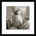 Christ entering Jerusalem, Israel by Henry Corbould