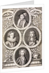 Edward VI, Henry and William, Dukes of Gloucester, and Henry, Prince of Wales by Simon Gribelin