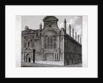 View of the north front of Sion College, London by William Wise