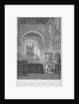 Interior view of the Church of St Bartholomew-the-Great, Smithfield, City of London by John Greig