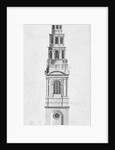 Steeple of St Bride's Church, Fleet Street, City of London by Anonymous