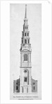 Steeple of St Bride's Church, Fleet Street, City of London by Anonymous
