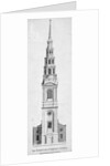 Steeple of St Bride's Church, Fleet Street, City of London by Anonymous