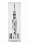 Steeple of St Bride's Church, Fleet Street, City of London by Anonymous