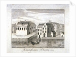 View of Blackfriars Stairs and surrounding buildings, City of London by Anonymous