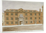 Front view of Blackwell Hall, City of London by Valentine Davis