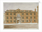 Front view of Blackwell Hall, City of London by Valentine Davis