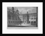 Christ's Hospital from the cloisters, City of London by James Sargant Storer