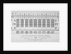 Elevation of the hall of Christ's Hospital, City of London by Anonymous