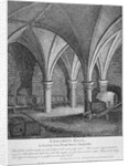 Crypt under Gerard's Hall on the south side of Basing Lane, City of London by John Thomas Smith