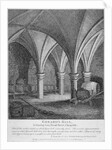 Crypt under Gerard's Hall on the south side of Basing Lane, City of London by John Thomas Smith
