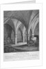 Crypt under Gerard's Hall on the south side of Basing Lane, City of London by John Thomas Smith