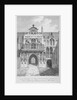 Front view of the Guildhall, looking north, City of London by George Hollis