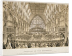 Interior of the Guildhall, City of London by Anonymous