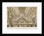 Interior of the Guildhall, City of London by Anonymous