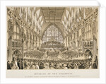 Interior of the Guildhall, City of London by Anonymous