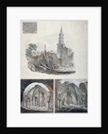 St Martin's le Grand, City of London by Robert Blemmell Schnebbelie