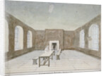 Interior of the condemned room in Newgate Prison, Old Bailey, City of London by Valentine Davis