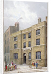 Building in Old Broad Street which bears the Pinners' Hall sign, City of London by George Shepherd