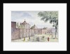 Old Bethlehem Hospital, Moorfields, City of London by Anonymous