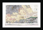 Geological map of London and the surrounding area by T Walsh
