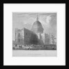 North-east view of St Paul's Cathedral, City of London by Benjamin Winkles
