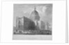 North-east view of St Paul's Cathedral, City of London by Benjamin Winkles