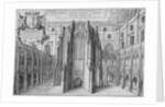 Part of the side of the old St Paul's Cathedral, City of London by Wenceslaus Hollar