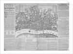 Map of the City of London surrounded by descriptive text by Anonymous