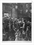 Scene at Whitecross Street Prison showing a release of prisoners, London by Anonymous