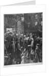 Scene at Whitecross Street Prison showing a release of prisoners, London by Anonymous