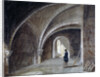 Crypt under the Church of St James in the Wall, Wood Street Square, City of London by Percy William Justyne