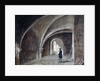 Crypt under the Church of St James in the Wall, Wood Street Square, City of London by Percy William Justyne