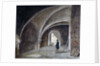 Crypt under the Church of St James in the Wall, Wood Street Square, City of London by Percy William Justyne