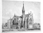 South-east view of St James Church, Clapton, Hackney, London by Anonymous
