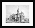 South-east view of St James Church, Clapton, Hackney, London by Anonymous