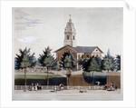 The Church of St John at Hackney, London by James Pollard