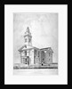 North-west view of the Church of St John at Hackney, London by Charles Chabot