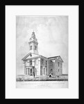 North-west view of the Church of St John at Hackney, London by Charles Chabot